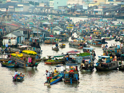 Mekong delta Cai Rang market