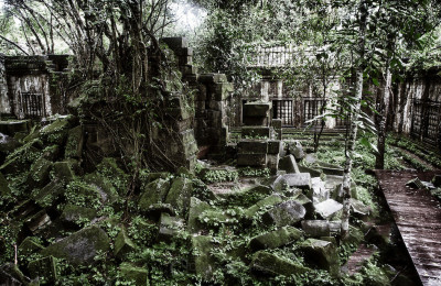 Beng Mealea temple in Cambodia