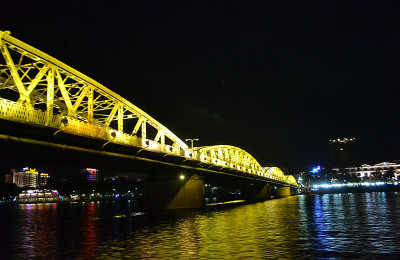 Truong tien bridge in Hue, Vietnam