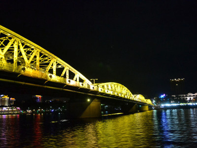 Truong tien bridge in Hue, Vietnam