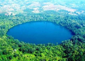 Lake Yak Loum in Ratanakiri Cambodia