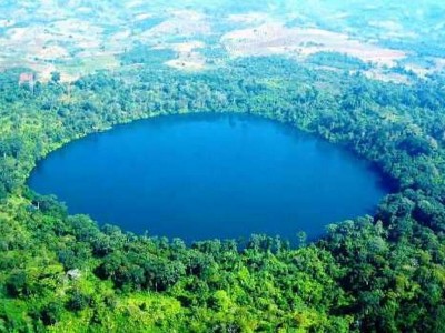 Lake Yak Loum in Ratanakiri Cambodia