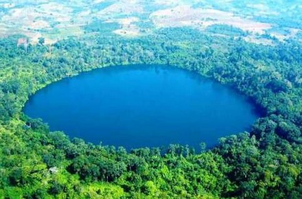 Lake Yak Loum in Ratanakiri Cambodia